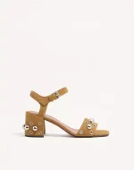 Valentino Nellcôte Crust Leather Sandal 60Mm